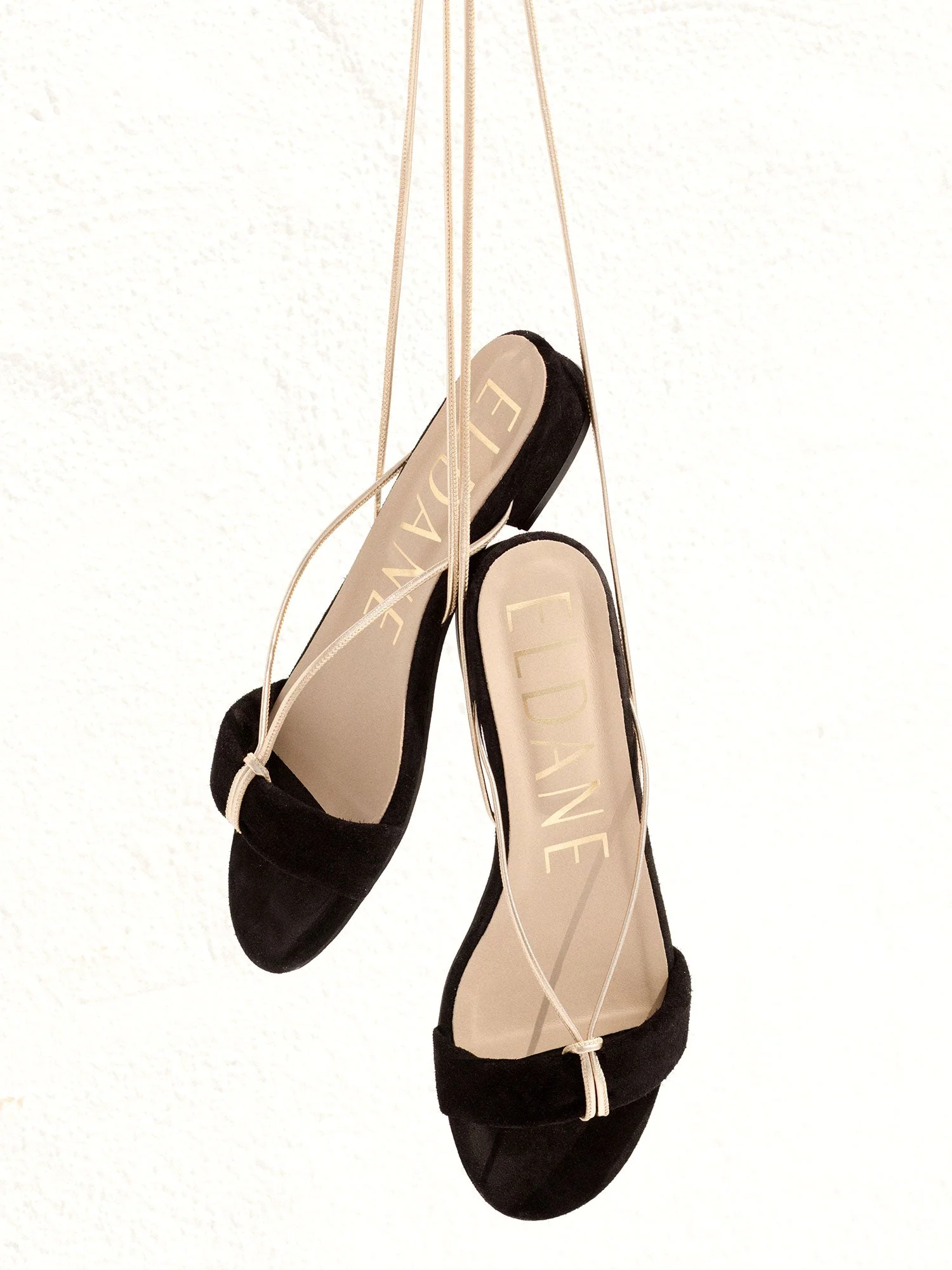 Ella Black Sandals - Image 6